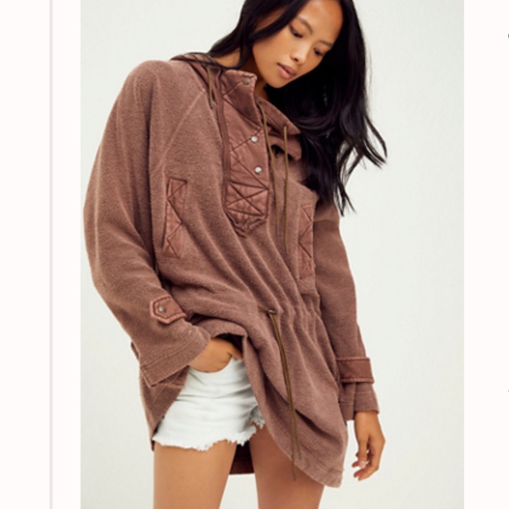 Free People Sadie Surplus Knit Jacket Size L